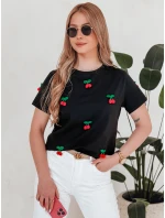 Dámské tričko CHERETTE černé FashionStreet RY2847