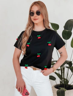 Dámské tričko CHERETTE černé FashionStreet RY2847