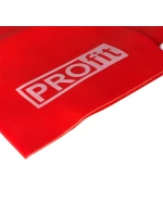 Fitness guma Profit 120*15*0,55 cm červená DK 2227