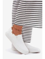 Dámské Tenisky Slip-On Big Star RR274717 Bílé Dámské Tenisky Slip-On Big Star RR274717 Bílé