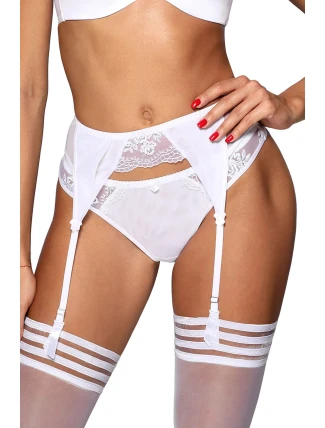 Dámské luxusní tanga V-10218 bílé - Axami