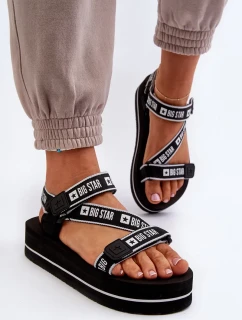 Dámské sandály na platformě Big Star Black