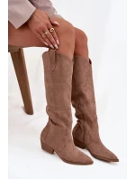 Kozačky na podpatku  model 223004 Step in style