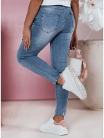 Dámské úzké džínové kalhoty s vysokým sedem DERMIX FashionStreet UY2394