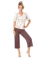 Pyžamo Donna Amaris 3/4 cr/r S-2XL Pyžamo Donna Amaris 3/4 cr/r S-2XL