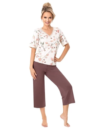 Pyžamo Donna Amaris 3/4 cr/r S-2XL Pyžamo Donna Amaris 3/4 cr/r S-2XL