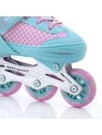 SMJ sport 2v1 Jr Lili nastavitelné kolečkové brusle SMJ sport 2v1 Jr Lili nastavitelné kolečkové brusle