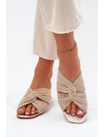 Dámské Sandály Na Klíně Maciejka 06955-25 Béžovo-Zlaté Dámské Sandály Na Klíně Maciejka 06955-25 Béžovo-Zlaté