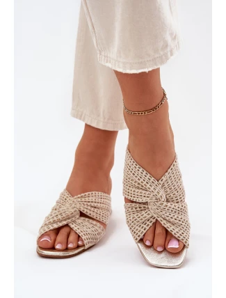 Dámské Sandály Na Klíně Maciejka 06955-25 Béžovo-Zlaté Dámské Sandály Na Klíně Maciejka 06955-25 Béžovo-Zlaté