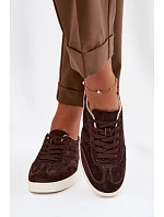 Sneakersy z veluru Vinceza 95400 Čokoládové