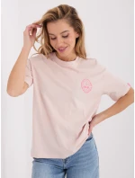 Tričko D12022M02842A světle růžové Tričko D12022M02842A světle růžové