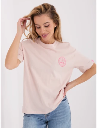 Tričko D12022M02842A světle růžové