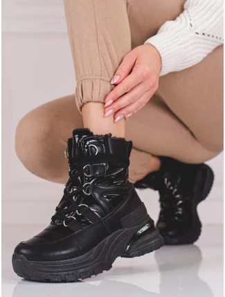 Krásné sněhule bílé dámské bez podpatku Krásné sněhule bílé dámské bez podpatku