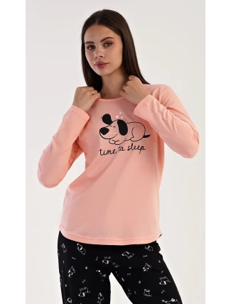 Dámské pyžamo dlouhé Let me sleep Dámské pyžamo dlouhé Let me sleep