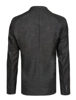 Pánské jednořadové sako černé FashionStreet MX0621