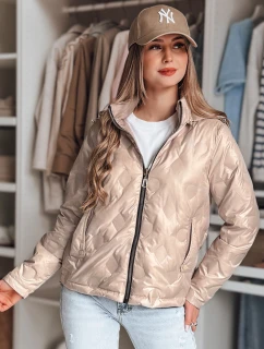 Dámská dvoucestná přechodná bunda SYLVIAN béžová FashionStreet TY4863