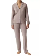 Dámské pyžamo 495 beige - Atlantic