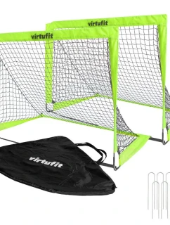 SADA SKLÁDACÍCH FOTBALOVÝCH BRANEK VIRTUFIT - FOTBALOVÉ BRANKY - 120 X 90 CM