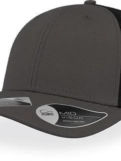 Atlantis Headwear Recy Three 6 panelová síťovaná kšiltovka "Recy Three" 33.6090 dark grey/black