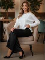 SILKINEA dámská halenka oversize s přívěskem bílá FashionStreet RY2670