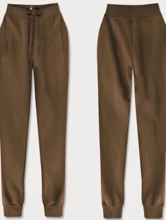 Teplákové kalhoty v sépiové barvě (CK01-158)