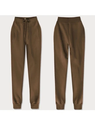 Teplákové kalhoty v sépiové barvě (CK01-158)