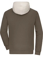 Daiber 8051 Mikina s kapucí "Colour-Block" z bio bavlny 02.8051 muddy brown/sandstone Daiber 8051 Mikina s kapucí "Colour-Block" z bio bavlny 02.8051 muddy brown/sandstone