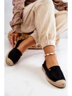 Dámské semišové espadrilky Černá Joaquin
