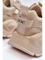 Sportovní Boty Sneakersy GOE MM2N4015 Bežové