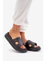 Pěnové Pantofle S Výřezy Černé Neladith Pěnové Pantofle S Výřezy Černé Neladith