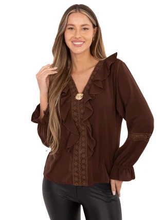 Halenka IT BZ 8738.24 hnědá Halenka IT BZ 8738.24 hnědá