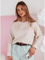 Dámská oversize halenka s přívěskem NUBISS moka FashionStreet RY2797