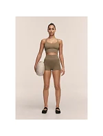 Dámské tréninkové legíny CASALL Shiny Seamless Rib Hotpants, zelená barva Dámské tréninkové legíny CASALL Shiny Seamless Rib Hotpants, zelená barva