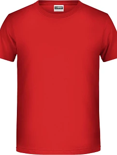 Daiber 8008B Chlapecké tričko z bio bavlny 02.808B red