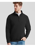 Fruit of the Loom Classic Zip-Neck Sweat Mikina s 1/4 zipem 16.2114 heather grey