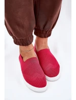 Dámské Tenisky Slip-on Big Star FF274A605 Fuchsie