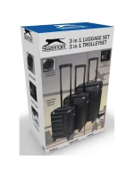 SADA 3 KUFRŮ 18/22/26 PALCŮ ČERNÁ SLAZENGER