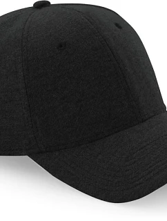 Beechfield B 677 6 panelová kšiltovka "Jersey Athleisure" 53.0677 black