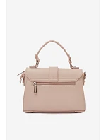 Kabelka listonoska s odnímatelným popruhem světle béžová Belveta