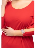 Dámské šaty U869 červené - Karko
