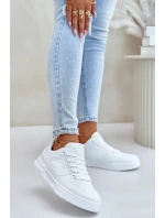 Dámská sportovní obuv OO274A549 Bílá - Big Star Dámská sportovní obuv OO274A549 Bílá - Big Star