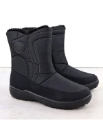 Dámské ploché zateplené sněhule černé Potocki SU33310