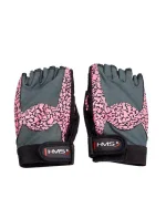 Růžová/šedá W HMS RST03 gymnastické rukavice r.L dámské Růžová/šedá W HMS RST03 gymnastické rukavice r.L dámské