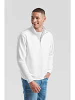 Fruit of the Loom Premium Zip Neck Sweat Mikina s 1/4 zipem 16.2032 bottle green