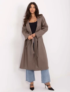 IT EN A8393.81 šedobéžový kabát