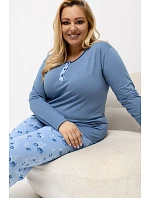 Pohodlná pyžama pro plnoštíhlé model 226131 Forever Pink Pohodlná pyžama pro plnoštíhlé model 226131 Forever Pink