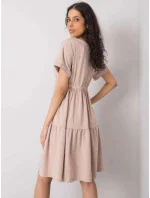 Dámské šaty RV SK 6761.68 béžové - FPrice Dámské šaty RV SK 6761.68 béžové - FPrice