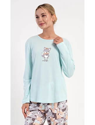 Dámské pyžamo dlouhé Jezevec