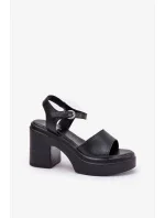 Sandály na podpatku  model 209922 Step in style