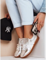 Dámské sportovní tenisky SNIKARI silver FashionStreet ZY0645 Dámské sportovní tenisky SNIKARI silver FashionStreet ZY0645